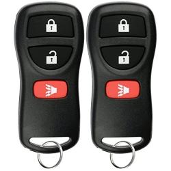 KeylessOption Keyless Entry Remote Control Car Key Fob Replacement for KBRASTU15, CWTWB1U733 (Pack of 2)