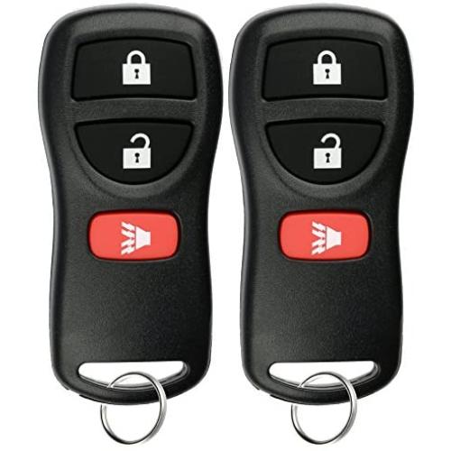 KeylessOption Keyless Entry Remote Control Car Key Fob Replacement for KBRASTU15, CWTWB1U733 (Pack of 2)