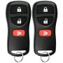 KeylessOption Keyless Entry Remote Control Car Key Fob Replacement for KBRASTU15, CWTWB1U733 (Pack of 2)
