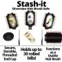 Diversion Safe Hair Brush by Stash-it, Can Safe to Hide Money, Jewelry, or Valuables with Discreet Secret Removable Lid and Bonus Smell Proof Bag, New 2019 Version