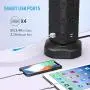 SUPERDANNY Surge Protector Tower with 10W Wireless Charger, Spin Power Strip Tower 13A Vertical Charging Station with 10 AC Outlets+4 USB Slots and 6.5ft Extension Cord for Home Office Garage, Black SUPERDANNY Surge Protector Tower with 10W Wireless Charger, Spin Power Strip Tower 13A Vertical Charging Station with 10 AC Outlets+4 USB Slots and 6.5ft Extension Cord for Home Office Garage, Black