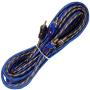 Complete 1500W Gravity 8 Gauge Amplifier Installation Wiring Kit Amp Pk3 8 Ga Blue - for Installer and DIY Hobbyist - Perfect for Car/Truck/Motorcycle/Rv/ATV