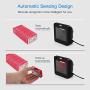 Eyoyo Hands-Free 2D QR Barcode Scanner, Omnidirectional Desktop Automatic 1D Barcode Reader Big Scan Window to Read PDF417 on ID Card, Drivers License, Passport for Supermarket Library Retail Store