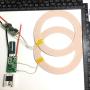 Taidacent 20mm to 80mm Long Distance 12V to 24V Input 5V 2A Output Wireless Power Supply Module Wireless Charging Module