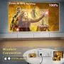 WiMiUS S6 Native 1080P WiFi Bluetooth Projector, 7500L HD Home & Outdoor Wireless Phone Projector Support 4K / Max Zoom 50% / Keystone, Led Movie Projector for Fire Stick, HDMI, USB,TV Box, Laptop WiMiUS S6 Native 1080P WiFi Bluetooth Projector, 7500L HD Home & Outdoor Wireless Phone Projector Support 4K / Max Zoom 50% / Keystone, Led Movie Projector for Fire Stick, HDMI, USB,TV Box, Laptop