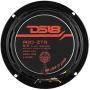 DS18 PRO-ZT6 6.5-Inch 2 Way Pro Audio Midrange Speakers with Built-in Bullet Tweeter, 4-Ohms, 450W Max, 225W RMS - Red Metal Mesh Grill Included (1 Speaker)