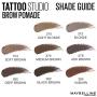 Maybelline New York Tattoostudio Brow Pomade Long Lasting, Buildable, Eyebrow Makeup, Auburn, 0.106 Ounce