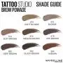 Maybelline New York Tattoostudio Brow Pomade Long Lasting, Buildable, Eyebrow Makeup, Auburn, 0.106 Ounce