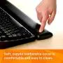 3M Gel Wrist Rest for Keyboards, Soothing Gel Comfort with Durable, Easy to Clean Leatherette Cover, Antimicrobial Product Protection, 19'', Black (WR310LE) 3M Gel Wrist Rest for Keyboards, Soothing Gel Comfort with Durable, Easy to Clean Leatherette Cover, Antimicrobial Product Protection, 19'', Black (WR310LE)