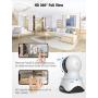 Pet Camera, Security Camera Conico 1080P HD Baby Monitor with Sound Motion Detection 2-Way Audio,Pan/Tilt/Zoom WiFi Surveillance Camera,Wireless Home Baby Cam with Night Vision Works with Alexa