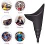 WeTest Portable Female Urination Device with Drawstring Bags -Silicone Funnel Urine Cups for Women Standing Up to Pee,Black, LJ-JSL-112607, LJ-JSL-112607, LJ-JSL-112607, LJ-JSL-112607