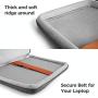 tomtoc 360 Protective Laptop Carrying Bag for 13-inch MacBook Air M1/A2337 2018-2021, MacBook Pro with USB-C M1/A2338 2016-2021, 12.9 iPad Pro (3rd/4th Gen), Dell XPS 13, Spill-Resistant Laptop Case
