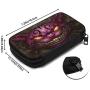 Hxuedan Cheshire Cat The Data Cable Storage Bag is A Portable and Independent Design SuitableVFor Travelers to Place The Data Cable, Earphone and Electronic Product Data Cable Storage Bag