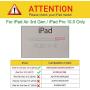 iPad Air (3rd Gen) 10.5'' 2019 / iPad Pro 10.5'' 2017 Case,360 Degree Rotating Stand Smart Case Protective Cover with Auto Wake Up/Sleep Feature Cover for ( A2152/A2123/A2153/A2154 / A1701/A1709)
