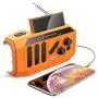 【2021 Newest】 Emergency Radio, 5000mAh Hand Crank Solar Weather Radio, NOAA/AM/FM Portable Radio with LED Flashlight&Reading Lamp, USB Cell Phone Power Charger, SOS Alarm for Home, Camping&Survival