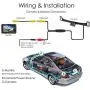 EINCAR HD Backup Camera Rear View License Plate Reverse Camera for Car/SUV/Vehicle/Pickup IP67 Waterproof 6 LED Light Night Vision Optimum 170˚ Wide View for Safety