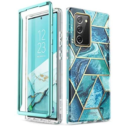 i-Blason Funda Galaxy Note 20 [Cosmo] 360 Grados Carcasa Completa Protector para Samsung Galaxy Note20 - Azul