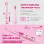 Vekkia Sonic Rechargeable Kids Electric Toothbrush, 3 Modes with Memory, Fun & Easy Cleaning, 31000 Strokes, IPX7 Waterproof, 2-Min Timer for Age 3+, 4 Soft Bristles Vekkia Sonic Rechargeable Kids Electric Toothbrush, 3 Modes with Memory, Fun & Easy Cleaning, 31000 Strokes, IPX7 Waterproof, 2-Min Timer for Age 3+, 4 Soft Bristles
