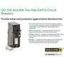 Square D by Schneider Electric QO 20 Amp 3.5 in. Two-Pole CAFCI Circuit Breaker