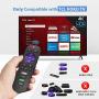 Replacement RC280 RC282 Remote for TCL Roku Smart LED TV with Buttons for Netflix, Sling, Hulu, and DirecTV Now
