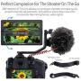 FEELWORLD FW568 5.5 inch DSLR Camera Field Monitor Video Peaking Focus Assist Small Full HD 1920x1080 IPS with 4K HDMI 8.4V DC Input Output Include Tilt Arm