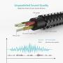 Syncwire 3.5mm Nylon Braided Aux Cable (3.3ft/1m,Hi-Fi Sound), Audio Auxiliary Input Adapter Male to Male AUX Cord for Headphones, Car, Home Stereos, Speaker, iPhone, iPad, iPod, Echo & More – Black