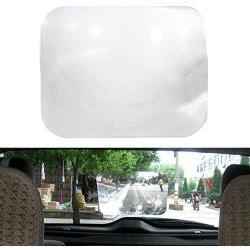 Qiilu New Auto Car Wide Angle Rear Lens Reversing Parking Window Lens Sticker