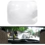 Qiilu New Auto Car Wide Angle Rear Lens Reversing Parking Window Lens Sticker