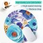 ITNRSIIET Mouse Pad, Stitched Edge, Premium-Textured Mouse Mat, Waterproof, Non-Slip Rubber Base Round Mousepad for Laptop Computer PC Office. Cute Design Desk Accessories, Cute Flower