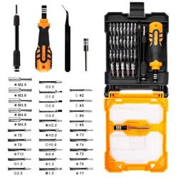 JAKEMY 33 in 1 Magnetic Precision Screwdriver Set Micro Torx Screwdriver Set Cell Phone Computer Repair Tool Professional Electronic Repair Tool Kit with Bendable Extension Rod