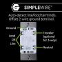 GE Enbrighten Z-Wave Plus Smart Light Switch, QuickFit & SimpleWire, Commercial 120/277VAC, Compatible with Alexa, Google Assistant, ZWave Hub & Neutral Wire Required, Dark Brown, 49183