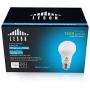 Leson 100 Watt Equivalent A19 LED Light Bulb Standard E26/E27 Base 13W Energy Saving, Daylight Cool White 6500k (6 Pack)