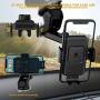 ZeeHoo Wireless Car Charger,10W Qi Fast Charging Auto-Clamping Car Mount,Windshield Dash Air Vent Phone Holder Compatible iPhone 11/11 Pro/11 Pro Max/Xs MAX/XS/XR/X/8/8+,Samsung S10/S10+/S9/S9+/S8/S8+
