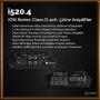 PRECISION POWER - iON Series i520.4 Class D 4-Channel 520W Full-Range Digital Stereo Amplifier with MOSFET Power Supply