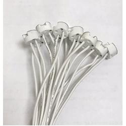 10 Pack Bioluz LED MR16 Socket, GU5.3 Socket, LED Halogen Lamp Ceramic Wire Connector Base Socket Adapter MR16 MR11 G4 GU5.3 Socket (Pack of 10)