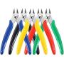 Swpeet 5Pack Precision Electronic Wire Flush Cutters Kit, 5 Inch Micro Shear Wire Cutters Wire Cutting Pliers Side Cutters Pliers Electronic Cutting Pliers Side Cutting Pliers for Cutting Needs