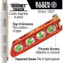 Klein Tools 935AB4V Level, Torpedo Level is a Magnetic Conduit Level with 4 Vials, V-Groove and Magnet Track, High Viz Orange