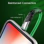 Short iPhone Charger Cable 6 inch for [Apple MFi Certified],(2 Pack) CyvenSmart Lightning Cable Fast Charging Cord for iPhone 11/11 Pro/11 Pro Max/XS/XS Max/XR/X/8/8 Plus/7/7 Plus-Green