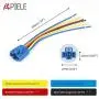 APIELE 22mm Momentary Push Button Switch 12V Angel Eye LED Waterproof Stainless Steel Round Metal Self-Reset 7/8 1NO 1NC with Pigtail (Green)