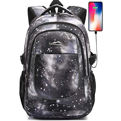 Backpack For School College Student Laptop Bookbag Travel Business with USB Port (Galaxy A01)