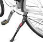 Emoly Upgraded Bike Kickstand Adjustable Aluminium Alloy Bicycle Side Kickstand Fit for 22'' 24'' 26'' 28'' Mountain Bike Black