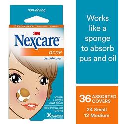 Nexcare Acne Cover, Invisible, Drug Free, Clear 36 Count
