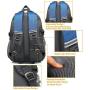 Backpack Bookbag for School College Student Travel Business Hiking Fit Laptop Up to 15.6 Inch