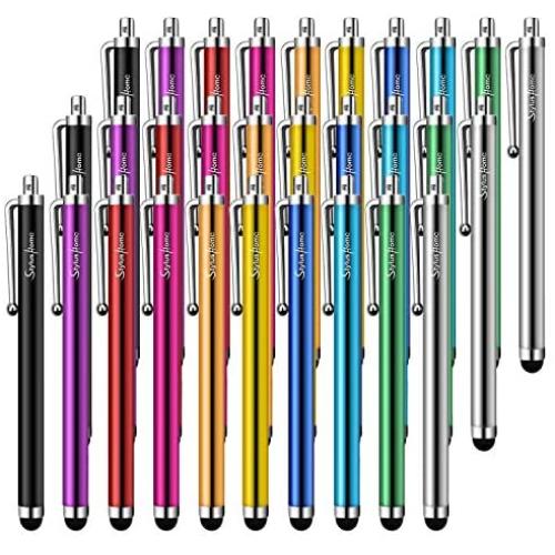 StylusHome Stylus Pens for Touch Screens, 30 Pack Universal Capacitive Precision Stylus Compatible with iPad iPhone Tablets Samsung Galaxy All Comprehensive Touch Screen Devices