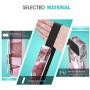 MoKo Case Holder for i-Pencil, Elastic Detachable Pouch for i-Pencil, Fit iPad 8th Generation/iPad 10.2 2019/iPad Air (3rd Gen) 10.5'' 2019 (Only for i-Pencil 1st Case) - Floral Purple