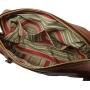 Floto Roma Leather Shoulder Sling Messenger Bag (Saddle Brown)
