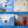 ZOSI H.265+ 1080p Home Security Camera System Outdoor Indoor, 5MP Lite 8 Channel DVR Recorder and 8 x 1080p Weatherproof CCTV Bullet Dome Camera, Remote Access, Motion Alerts (1TB Hard Drive Built-in)