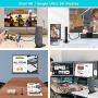 WAVLINK USB 3.0 Universal Laptop Docking Station,Dual 4K&60Hz & Single 5K@60Hz Display with DisplayPort and HDMI for Windows (2xDisplay Port 1.2, 2xHDMI 2.0, 5xUSB 3.0 Port, Gigabit Ethernet, Audio)