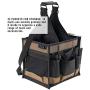 CLC Custom LeatherCraft 1528 Large Electrical and Maintenance Tool Carrier, 22 Pocket