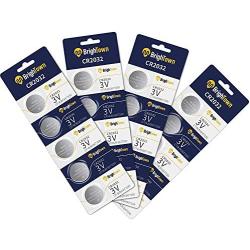 20 Count CR2032 Lithium Button Coin Cell Batteries, 3V Blister Packed Batteries 2032 Multi Packs, Long Lasting Working Span